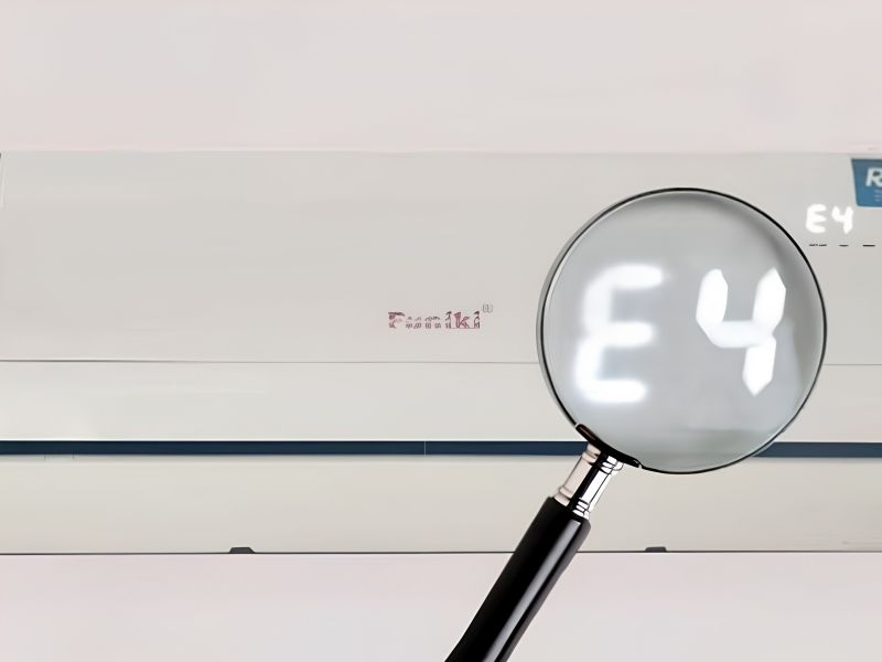 Điều hòa Funiki hiển thị mã lỗi trên màn hình